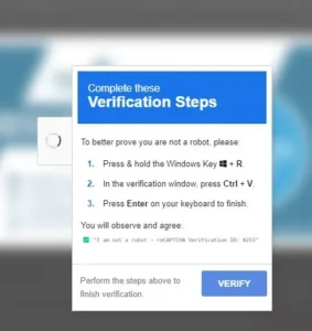 fake CAPTCHA scam